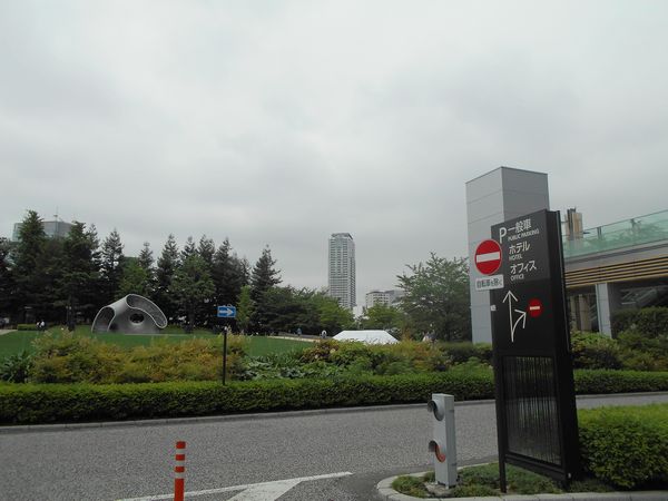 東京ミッドタウン総合防災訓練曇天