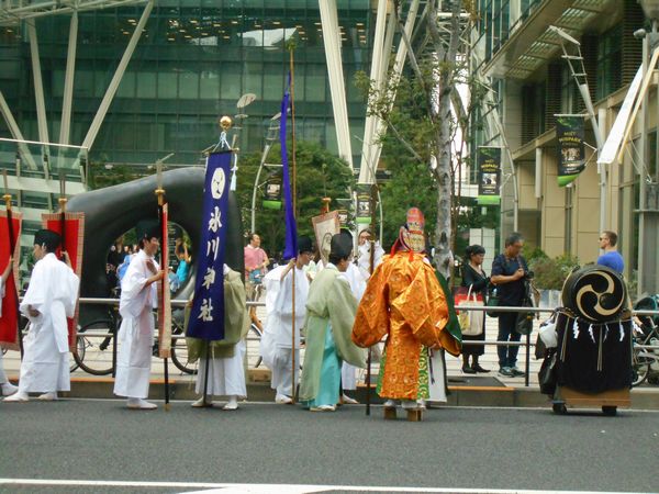 2赤坂氷川神社祭礼、東京ミッドタウンで式典 2016年